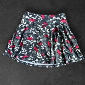 Xioker -  Floral Running Skort w/ Two Hidden Pockets & Drawstring Waist